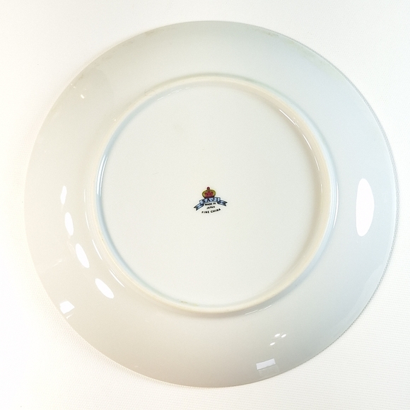 Vintage 30th Anniversary Decor Floral with Gold Plates SAJI Made in Japan - Picture 6 of 7